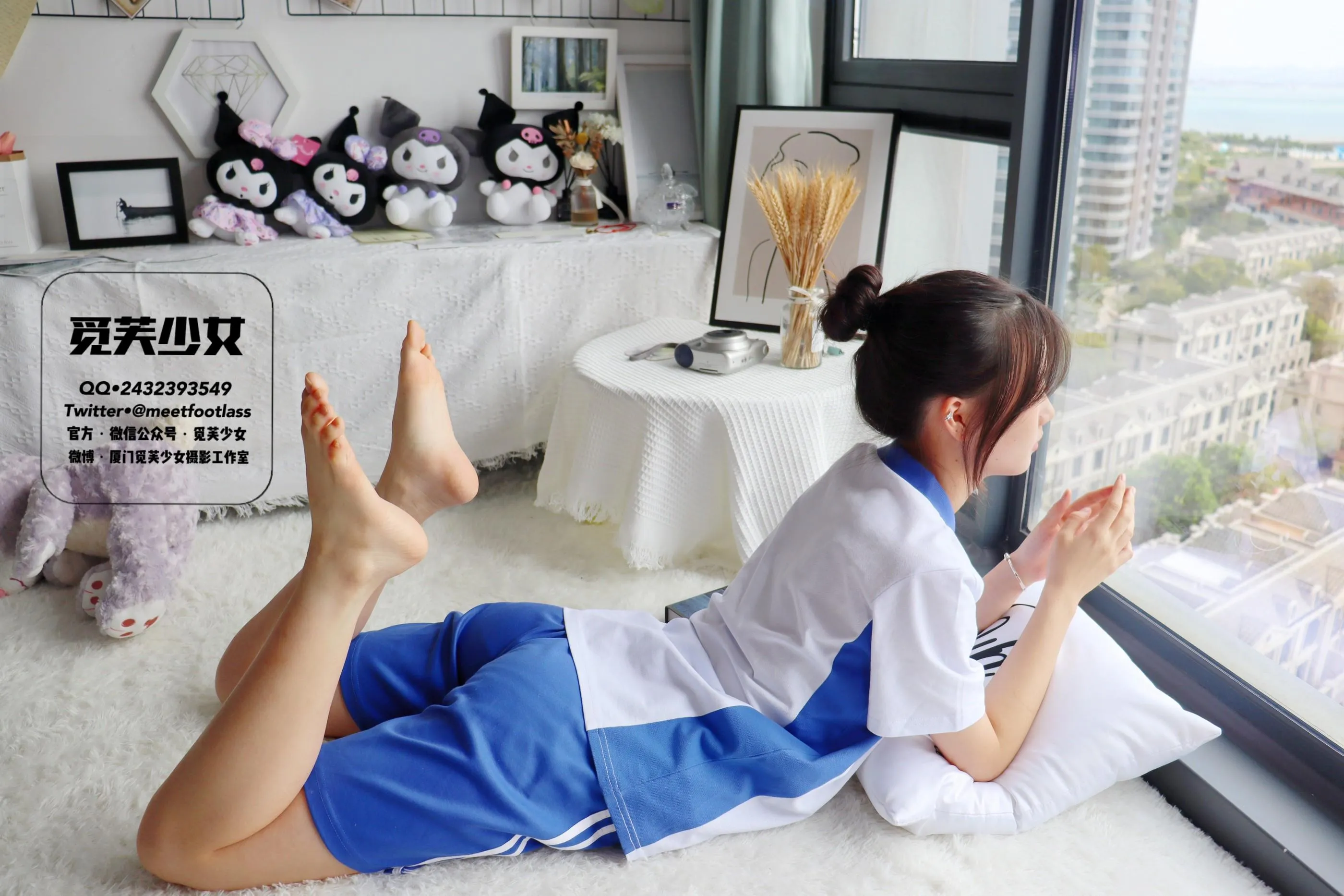 [觅芙少女]NO.002 怀念17岁的校服与蝉鸣交织的夏天 [106P]插图9